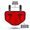 Nxtrnd Football Back Plate, Professional Football Backplates for Shoulder Pads, for Adult & Youth (Chrome Red, Adult) view 3