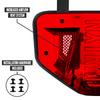 Nxtrnd Football Back Plate, Professional Football Backplates for Shoulder Pads, for Adult & Youth (Chrome Red, Adult) view 4