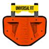 Nxtrnd Football Back Plate, Professional Football Backplates for Shoulder Pads, for Adult & Youth (Chrome Orange, Adult) view 1