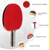 Killerspin KIDO 7P RTG Ping Pong Paddle, Advanced Table Tennis Players, Memory Book Paddle Case, Red/Black Straight view 4