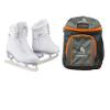 Jackson Ultima Finesse JS184 Figure Ice Skates for Women Bundle with Guardog Skate Guards, Jackson Skate Backpack/Skates Color: Fleece/Width: Medium/Size: Toddler 8 (Kid's) view 1