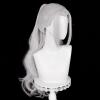 TO KU TOO YUO Game Cosplay Wigs Silver Gray Long With Ponytail Clips Heat Resistant Synthetic Hair Anime Wig view 3