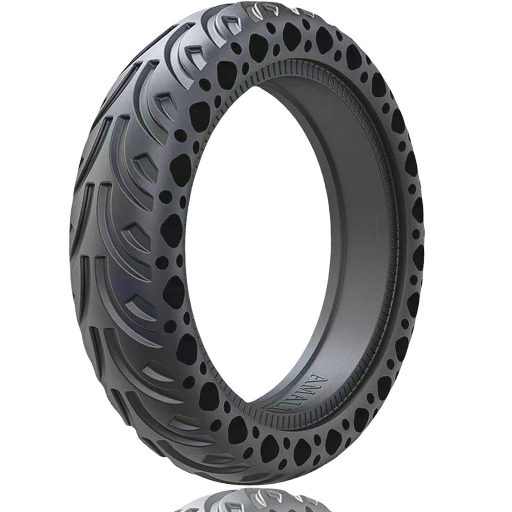 Felixstory 60/70-6.5 Scooter Tire Tubeless: 10x2.50 Solid Tire Replacement for Hover 1 Alpha Hiboy MAX3 Segway Ninebot MAX G2 G30LP Electric Scooter, 10 Inch 10x2.50-6.5 Honeycomb Front Rear Wheels