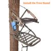 Huntury Cup Holder for Treestand Hunting, Easy Clamps On Tree Stand Or Climbing Sticks, Bottle Holder for Hunting, Install No Drilling Or Tool Needed Package of 2 view 3