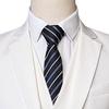 Men's Regular Fit 3 Piece Suit Set Two Button Solid Business Blazer Vest Pants Casual Slim Fit Groomsmen Wedding Suits (White,XX-Large) view 2