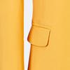 Men's Regular Fit 3 Piece Suit Set Two Button Solid Business Blazer Vest Pants Casual Slim Fit Groomsmen Wedding Suits (Yellow,3X-Large) view 4