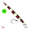 2pcs Fish WOW! 200g Fast Fall jig 7oz Vertical Streaker High Pitch Speed Drop Jig with BKK deep Jigging Hook Red Glow Stripes view 4