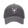 L8502-LXYB Baseball Cap Men Scorpion Scorpid Embroidered Washed Cotton Dad Hat Unisex Baseball Caps (Grey,7 5/8) view 1