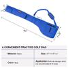 AKOZLIN Golf Carry Bag 8-10 Golf Clubs Lightweight Foldable Travel Golf Case with Strap Waterproof Sunday Bag Blue view 3