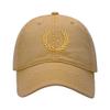 Baseball Cap Men SPQR Roman Empire Caesar Wreath Embroidered Washed Cotton Dad Hat Baseball Caps (Khaki,7 5/8) view 1