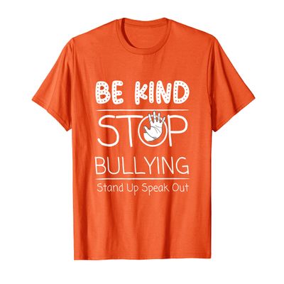 Unity Day Orange Be Kind Stop Bullying Stand Up Speak Out T-Shirt