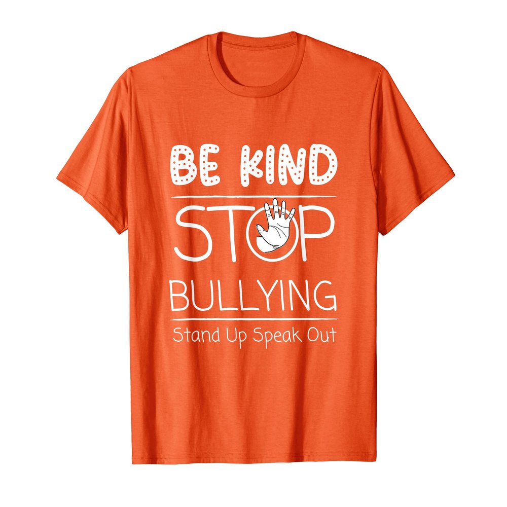 Unity Day Orange Be Kind Stop Bullying Stand Up Speak Out T-Shirt