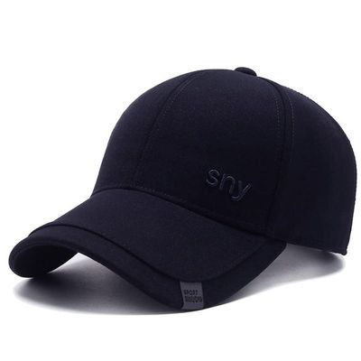 Baseball Cap Women Autumn Men's Hat Sunshade Sunscreen Casual Middle-Aged and Elderly Peaked Cap Simple Outdoor Sports Hat,B Blue