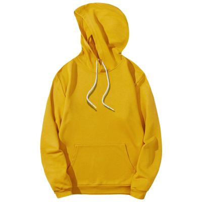 Maiyifu-GJ Men's Lightweight Casual Athletic Hoodies Long Sleeve Drawstring Hooded Pullover Hoodie Sweatshirts With Pockets (Yellow,Large)