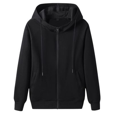 Maiyifu-GJ Men's Slim Fit Full Zip Hoodies Lightweight Athletic Casual Hooded Sweatshirt Long Sleeve Active Hoodie Jackets (Black,5X-Large)