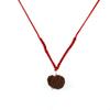 Skyjewels Certified 12 Mukhi Gauri Shankar Rudraksha Bead Necklace with Silver Caping Red Thred view 4