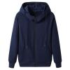 Men's Slim Fit Full Zip Hoodies Lightweight Athletic Casual Hooded Sweatshirt Long Sleeve Active Hoodie Jackets (Dark Blue,X-Large) view 1