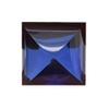 7 mm AAA Synthetic Square Cabochon Cut Swiss Rough Blue Sapphire (1 pc) Loose Gemstone view 1