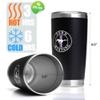 Detroit Shirt Company Ford Mustang 20 oz double-wall insulated Travel Coffee Mug view 2