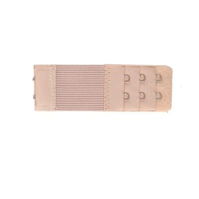 NHBT ZX 3PCS 2 Hooks Bra Extender for Women's Elastic Bra Extension Strap Hook Clip Expander Adjustable Belt Buckle Underwear 13 Colors T917 (Color : Beige)