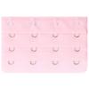 NHBT ZX 3PCS Bra Extender for Women's Elastic Bra Extension Strap Hook Clip Expander Adjustable Belt Buckle Underwear Extend Adjust T917 (Color : Pink 03) view 1
