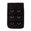 NHBT ZX 3pcs Fashion Adjustable Extension Women Soft Comfortable Bra 2x3 Hooks Extender Strap T917 (Color : Black) view 1