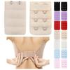 NHBT ZX 3pcs Fashion Adjustable Extension Women Soft Comfortable Bra 2x3 Hooks Extender Strap T917 (Color : Black) view 2