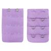 NHBT ZX 3pcs Fashion Adjustable Extension Women Soft Comfortable Bra 2x3 Hooks Extender Strap T917 (Color : Black) view 3