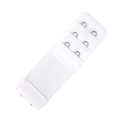 NHBT ZX 3pcs Bra Extenders Strap Extension 2/3/4 Hooks 3 Rows Women Intimates Lengthened Bra Hook Extenders Womens Accessoires 2/3/4Buckles T917 (Color : White 3 Row 2 Hooks)