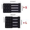 NHBT ZX 2pcs Women Bra Extender 3 Row 2/3/4 Hooks Bra Extender Underwear Extension Buckle Adjustable Bra Extension Strap Women's Intimates T917 (Color : White L) view 2