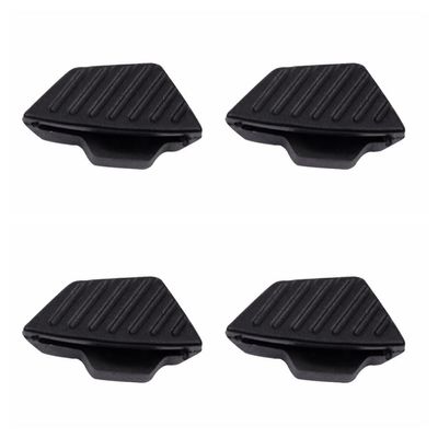 Caulo Spare Nose Pads Pieces Replacement for Oakley Mercenary OO9424F Asian Fit Glass Sunglasses (Black - 2 Pairs)