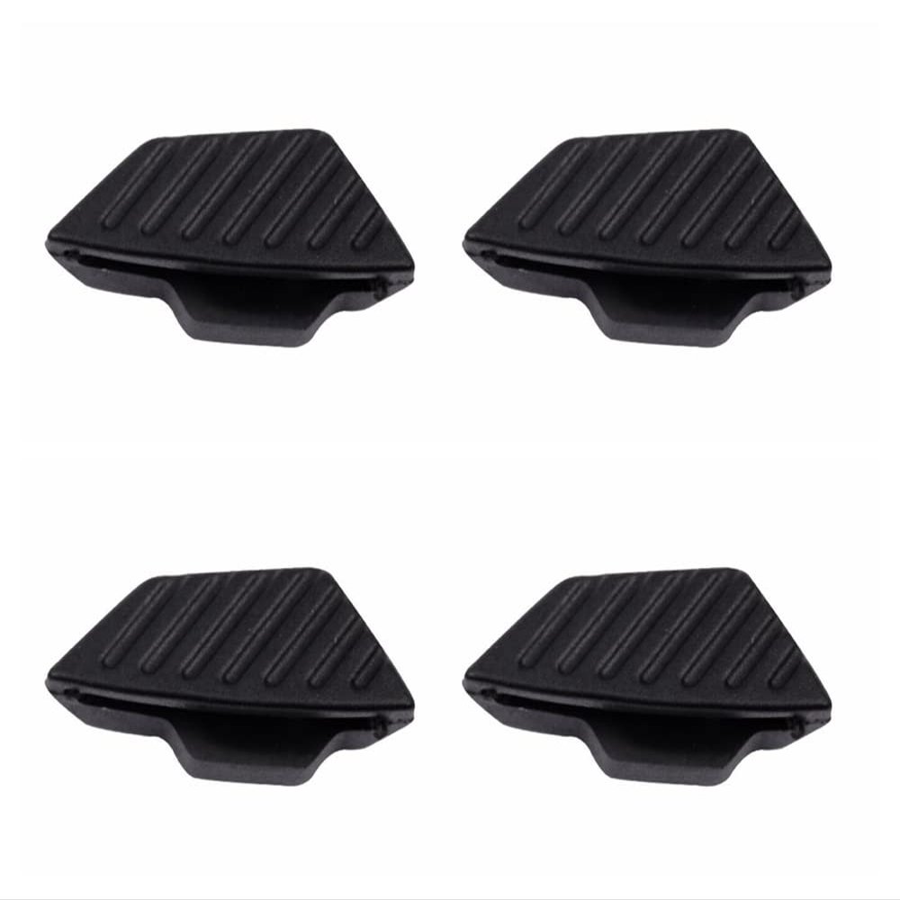 Caulo Spare Nose Pads Pieces Replacement for Oakley Mercenary OO9424F Asian Fit Glass Sunglasses (Black - 2 Pairs)