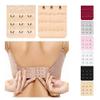 NHBT ZX 3pcs 4.5cm 3Rows3Hook Bra Extenders Strap Extension Strap Hook Adjustable Belt Buckle Intimates Bra Sexy Women Underwear Accessories T917 (Color : Pink, Size : 4.5CM) view 2