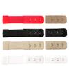 NHBT ZX 3pcs Ladies 1 Rows 3 Hooks Bra Extender Nylon Clasp Extension Elastic On Strap Soft Bra Band Extenders Intimates Accessories T917 (Color : Short Nude) view 2