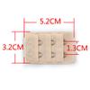 NHBT ZX 3pcs DIY Increase Your Intimates Size Women Soft Comfortable Bra 2 X 3 Hooks Extender Strap Adjustable Extension Buckle T917 (Color : Pink) view 3