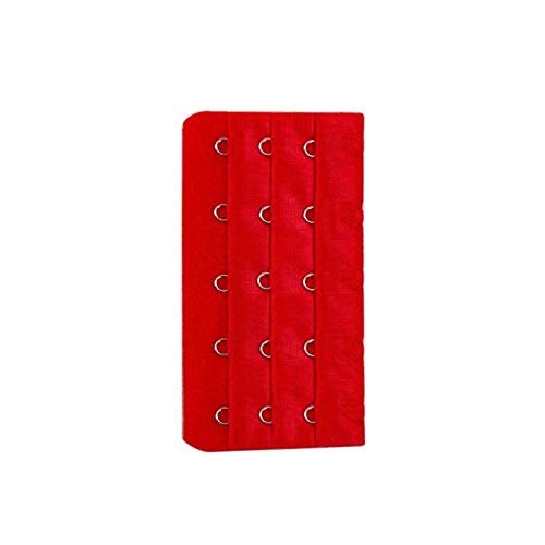 NHBT ZX 2pcs Hook Bra Extender Elastic Women's Bra Extension Strap Adjustable Belt Buckle Replacement Women Intimates Bra Hook Extenders T917 (Color : Red)