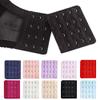 NHBT ZX 2pcs Hook Bra Extender Elastic Women's Bra Extension Strap Adjustable Belt Buckle Replacement Women Intimates Bra Hook Extenders T917 (Color : Red) view 3