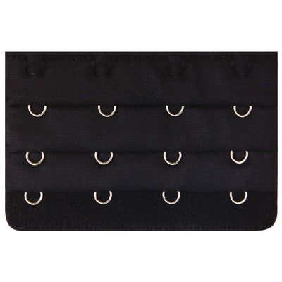 NHBT ZX 3PCS Bra Extender for Women's Elastic Bra Extension Strap Hook Clip Expander Adjustable Belt Buckle Underwear Extend Adjust T917 (Color : Black 03)
