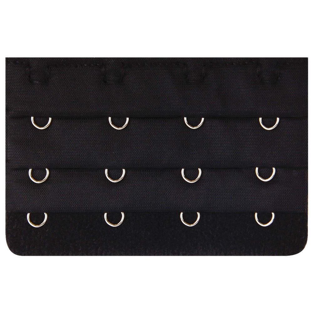 NHBT ZX 3PCS Bra Extender for Women's Elastic Bra Extension Strap Hook Clip Expander Adjustable Belt Buckle Underwear Extend Adjust T917 (Color : Black 03)