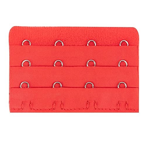 NHBT ZX 3PCS Bra Extension Lingerie Strap Extender Replacement with 3 Row 2/3/4 Hooks Lengthened Bra Extenders Women Intimates Ladies Lingerie T917 (Color : Ivory)