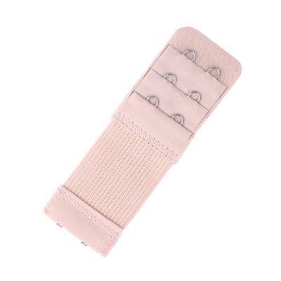 NHBT ZX 3pcs Bra Extenders Strap Extension 2/3/4 Hooks 3 Rows Women Intimates Lengthened Bra Hook Extenders Womens Accessoires 2/3/4Buckles T917 (Color : Nude 3 Row 2 Hooks)