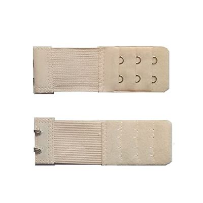 NHBT ZX 4pcs Sexy 3 Rows 2 Hooks Bra Extender for Women's Nylon Clasp Extension Elastic On Strap Soft Bra Band Extenders Bra Accessories T917 (Color : Brown)