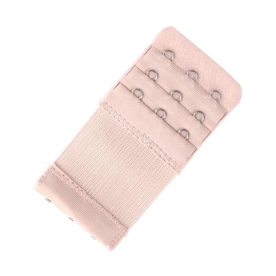 ZX 3pcs Bra Extenders Strap Extension 2/3/4 Hooks 3 Rows Women Intimates Lengthened Bra Hook Extenders Womens Accessoires 2/3/4Buckles T917 (Color : Nude 3 Row 3 Hooks)