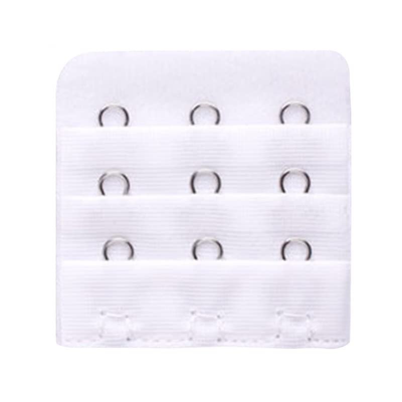 NHBT ZX 2pcs 3 Hooks Bras Extenders Strap Extension Women's Bra Belt Buckle Ajustable Clip Extenders Accessories Womens Intimates T917 (Color : White)