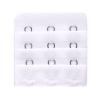 NHBT ZX 2pcs 3 Hooks Bras Extenders Strap Extension Women's Bra Belt Buckle Ajustable Clip Extenders Accessories Womens Intimates T917 (Color : White) view 1
