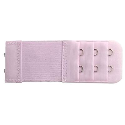 NHBT ZX 3PCS 3 Rows 2 Hook Bra Extenders Strap Extension Strap Hook Clip Expander Adjustable Belt Buckle Intimates Bra Accessories T917 (Color : PK)