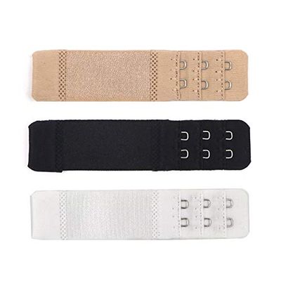 NHBT ZX 6pcs Back Bra Extender Strap Extension 2 Hooks Extenders for Women Bra Accessories Lengthened Buckle Bra Hook Botton Intimates T917 (Color : Each Color 2Pcs)