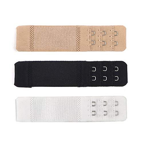 NHBT ZX 6pcs Back Bra Extender Strap Extension 2 Hooks Extenders for Women Bra Accessories Lengthened Buckle Bra Hook Botton Intimates T917 (Color : Each Color 2Pcs)