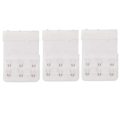NHBT ZX 3pcs Lady Women Soft Comfortable Bra Extender 3 Hooks Extender Strap Adjustable Extension Seamless Increase Intimates Size T917 (Color : 3pcs Color 2)