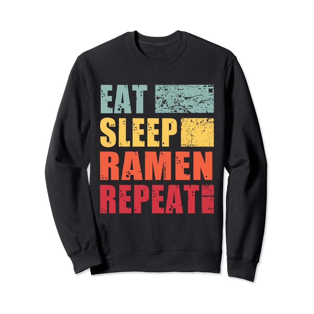 Eat Sleep Ramen Repeat Sweatshirt